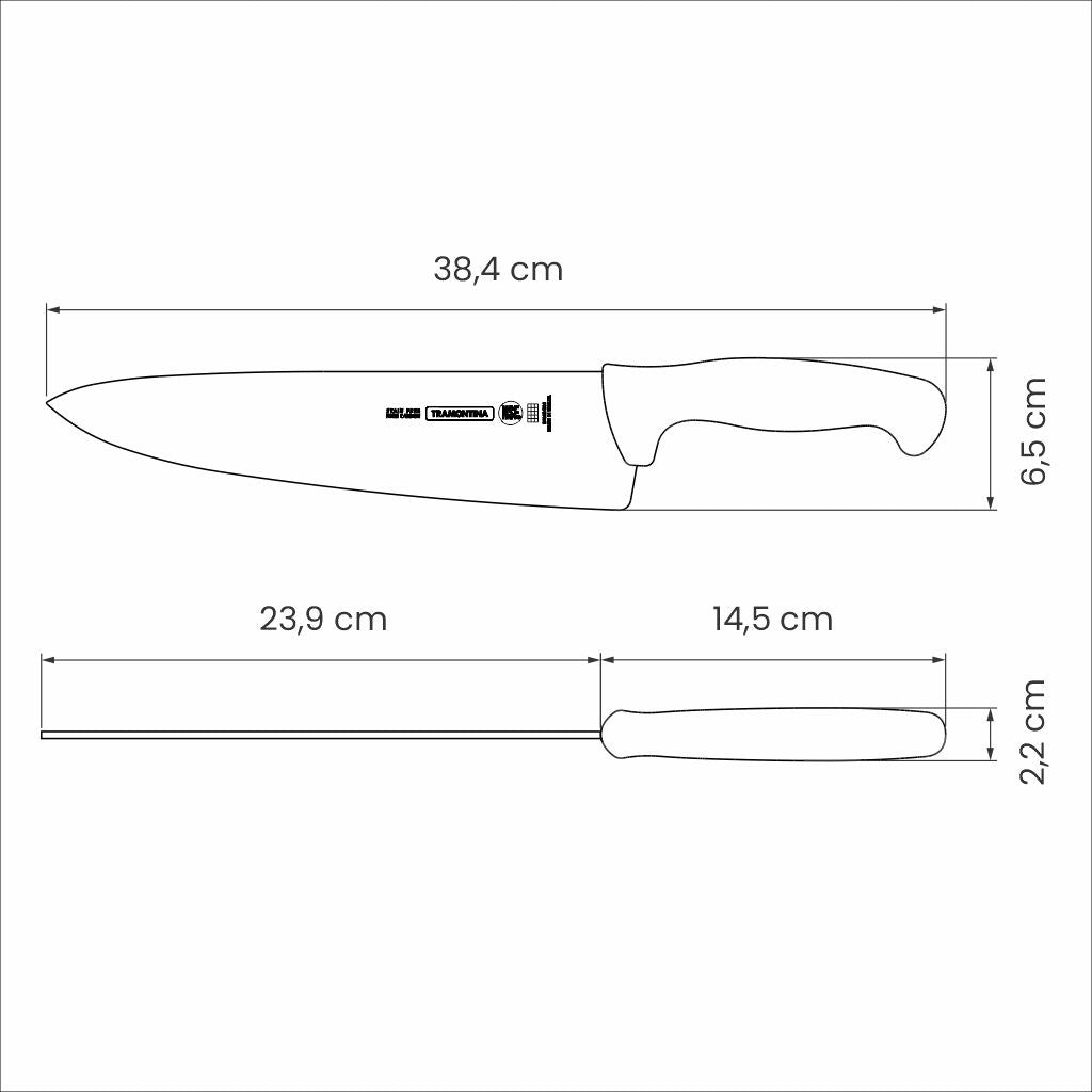 Tramontina
Professional Master Black Cooks Knife 10", 24cm