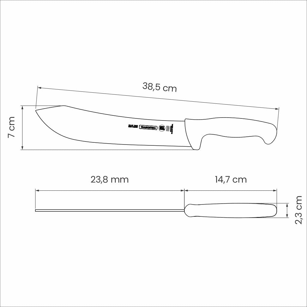 Tramontina
Professional Master Black Meat Knife 10", 24cm