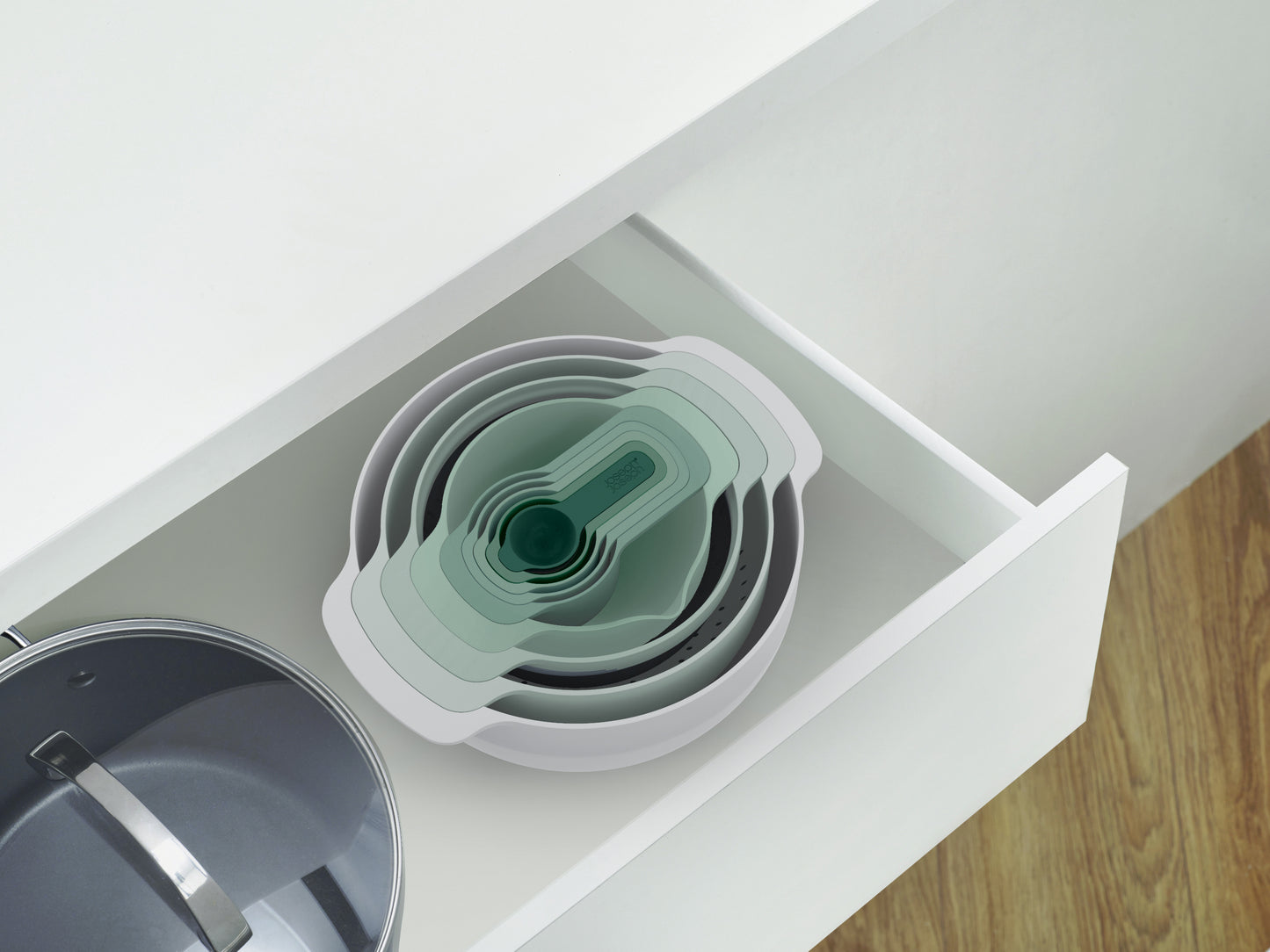 Joseph Joseph Nest 9 Piece Bowls - Sage