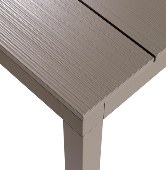 Rio Alu 210/280 Extendable Table, Taupe