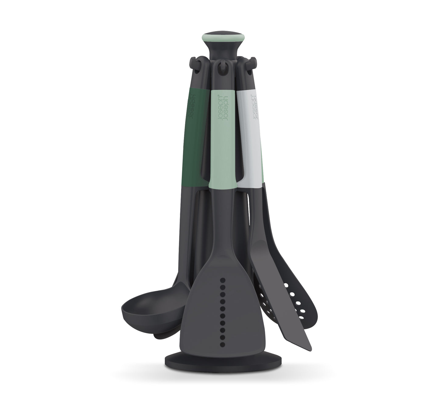 Joseph Joseph 6 Piece Utensil Carousel - Sage