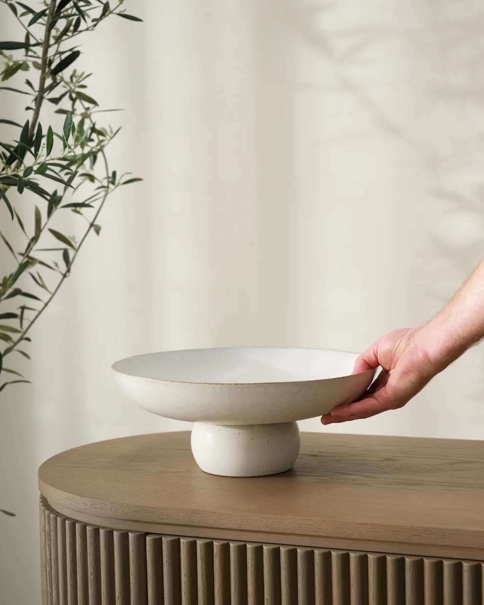 Ned Fort Raised Bowl - Matt Speckle