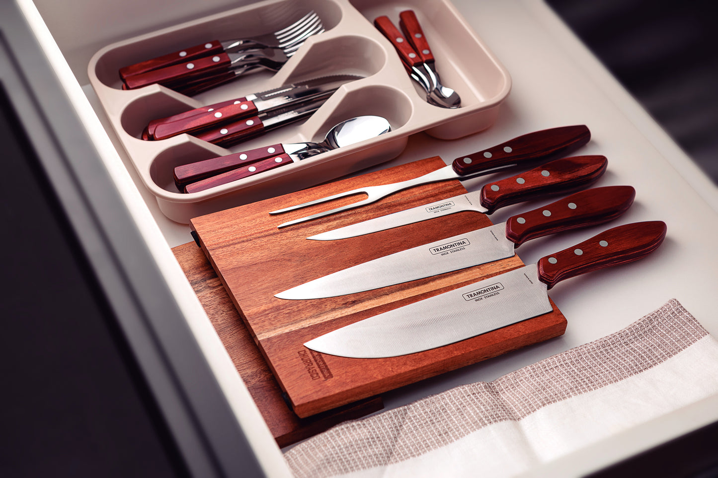 Tramontina Churrasco Barbecue Knife Block, 5Pc