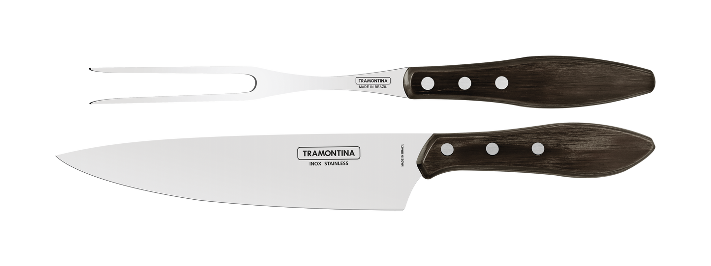 Tramontina
Churrasco Barbecue Set Polywood 2 Piece Set