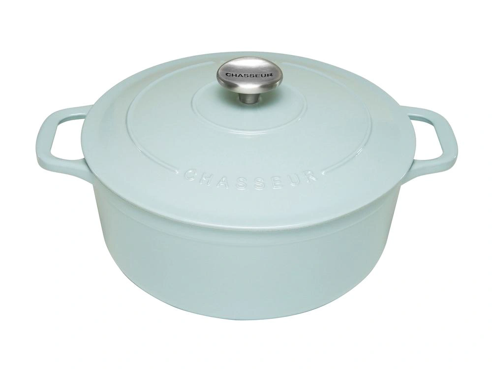 Chasseur Round French Oven 26cm/5L - Duck Egg Blue