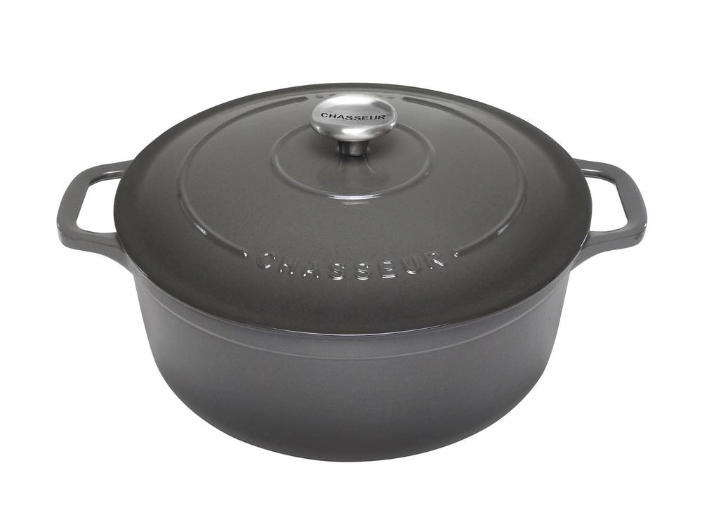 Chasseur Round French Oven 28cm - Caviar
