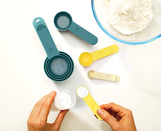 Joseph Joseph Duo 8pc Measuring Cup Set (Opal)