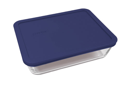 Pyrex
Simply Store™ 6 Cup Rectangle Container with Blue Lid