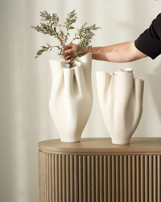 Ned Walker Vase Ivory - Large