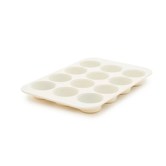 GreenPan 12 Cup Muffin Pan - Cream