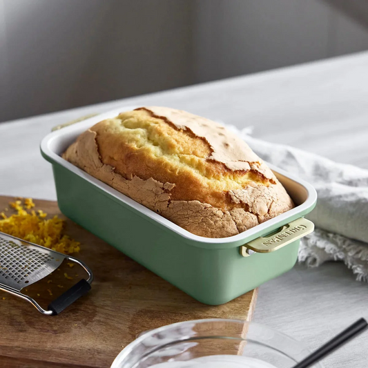 GreenPan Loaf Pan w Handles - Sage Green