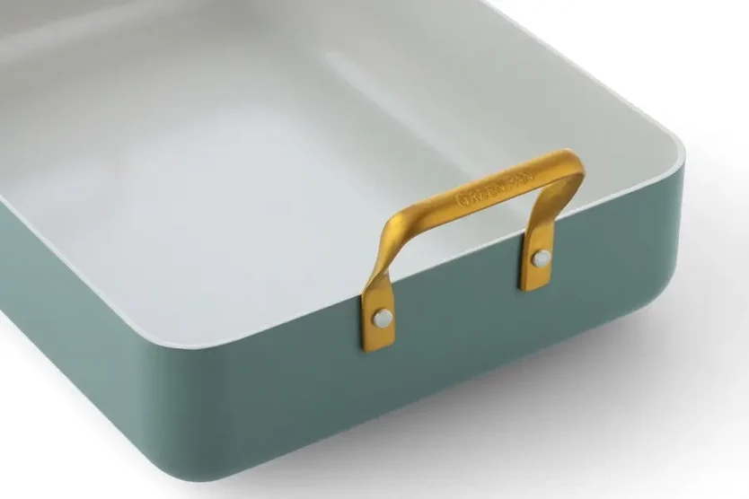 GreenPan Padova Roasting Pan - Smokey Blue