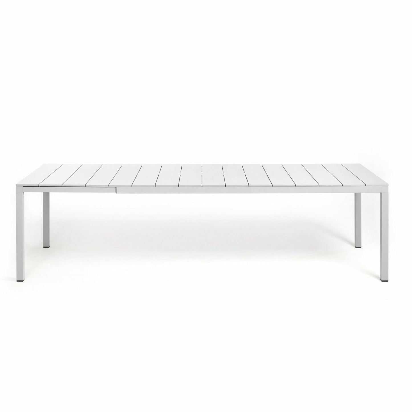 Rio Alu 210/280 Extendable Table, White
