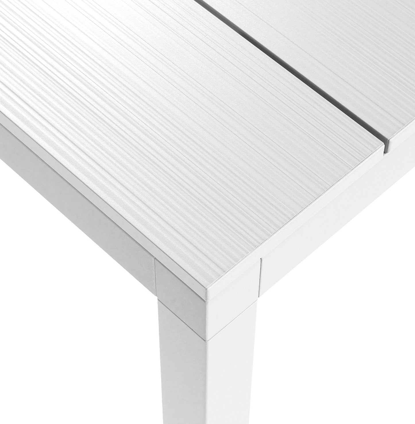 Rio Alu 210/280 Extendable Table, White