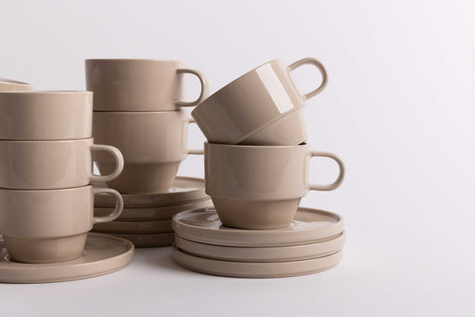 Ned Hudson Universal Saucer Cashmere 6/pk