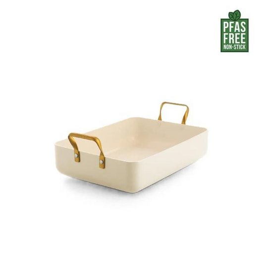 GreenPan Padova Roasting Pan - Cream